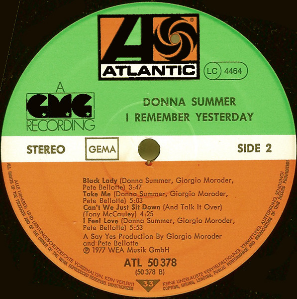 Donna Summer - I Remember Yesterday (LP, Album, P/Mixed)