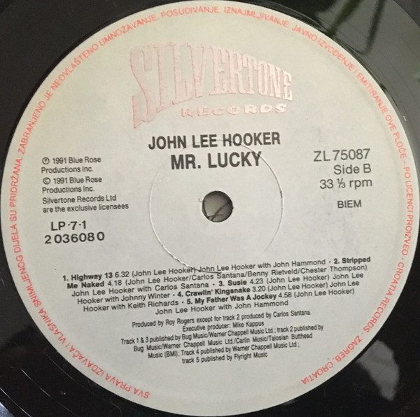 John Lee Hooker - Mr. Lucky (LP, Album)