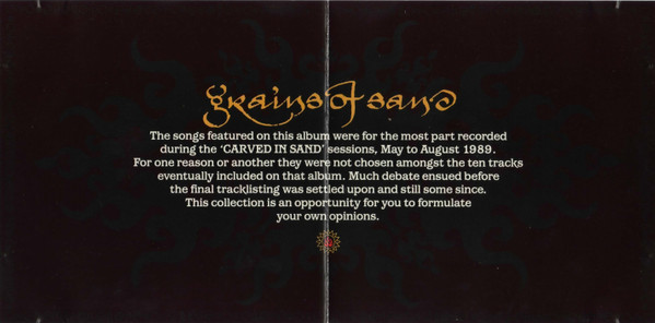 The Mission - Grains Of Sand (CD, Album)