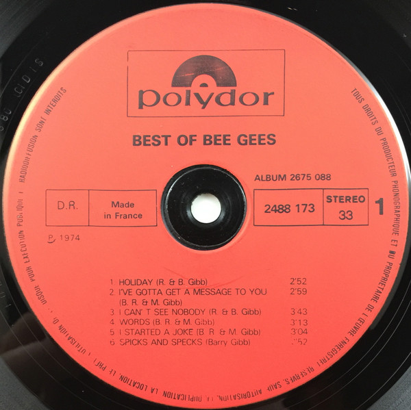 Bee Gees - Best Of Bee Gees (2xLP, Comp, RE)
