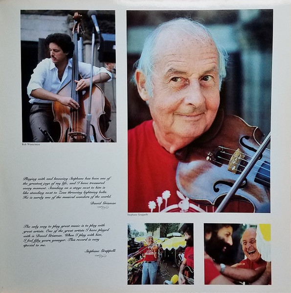 Stephane Grappelli* / David Grisman - Live (LP, Wak)