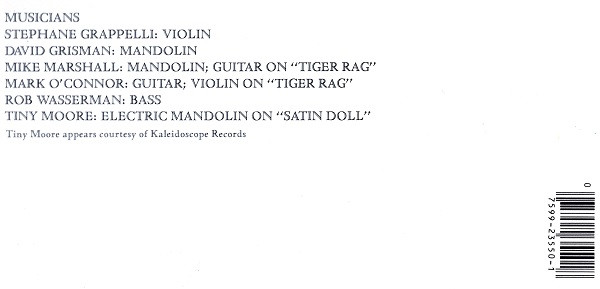 Stephane Grappelli* / David Grisman - Live (LP, Wak)
