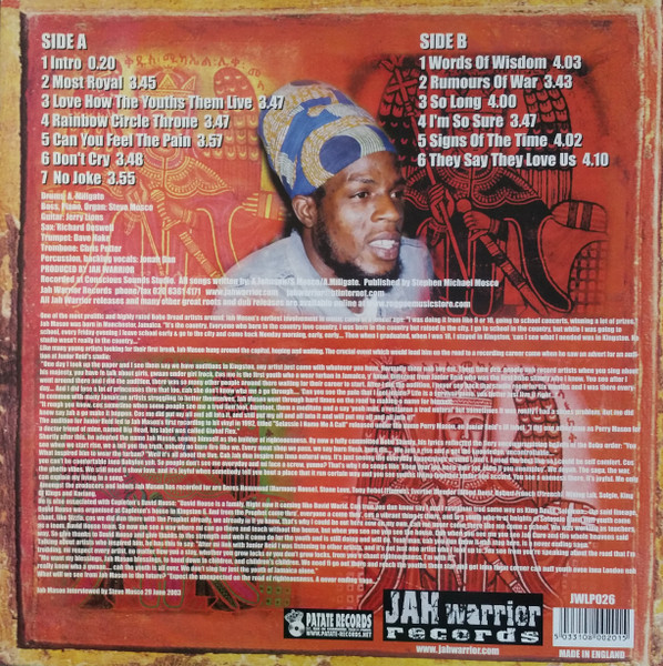 Jah Mason - Most Royal (LP, Album)