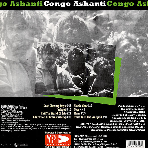 Congo* - Congo Ashanti (LP, Album, RE)