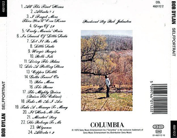 Bob Dylan - Selfportrait (CD, Album, RE)