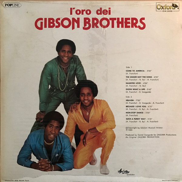 Gibson Brothers - L'Oro Dei Gibson Brothers (LP, Comp)