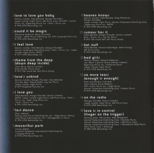 Donna Summer - The Journey • The Very Best Of Donna Summer (2xCD, Comp, Ltd)