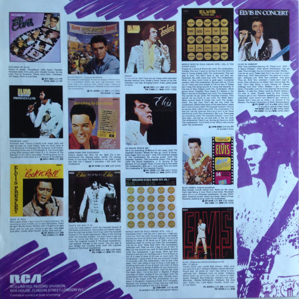 Elvis Presley - Elvis's 40 Greatest (2xLP, Comp, Mono, RE, Pin)
