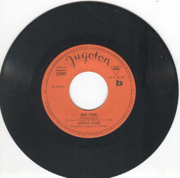Josipa Lisac - Dok Razmišljam O Nama / Bez Tebe (7