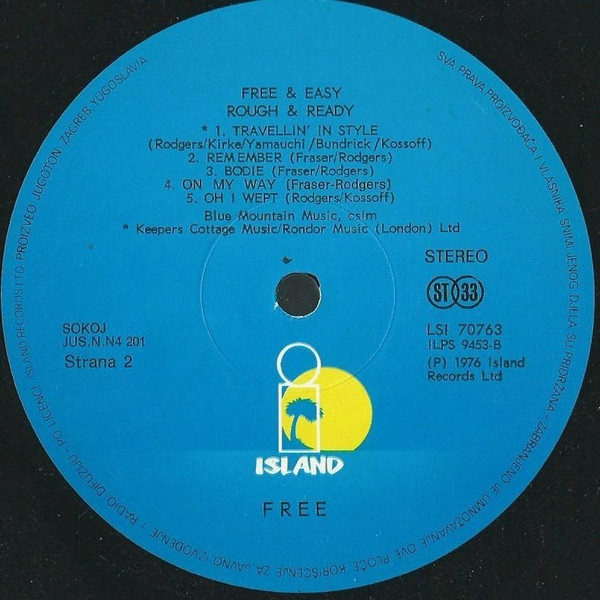 Free - Free & Easy, Rough & Ready (LP, Comp)