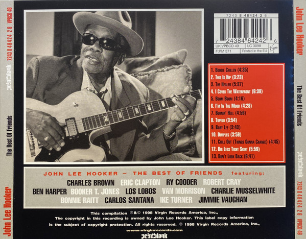 John Lee Hooker - The Best Of Friends (CD, Comp)