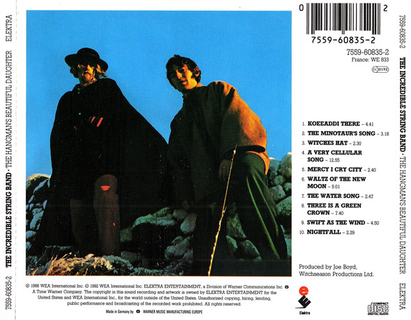 The Incredible String Band - The Hangman's Beautiful Daughter (CD, Album, RE)
