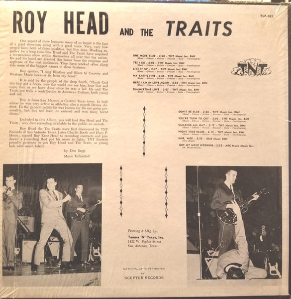 Roy Head And The Traits - Roy Head And The Traits (LP, Album, Mono, RE)