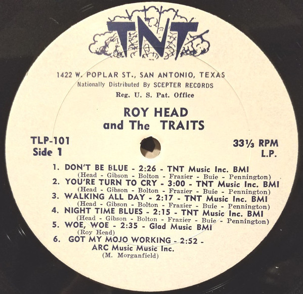 Roy Head And The Traits - Roy Head And The Traits (LP, Album, Mono, RE)