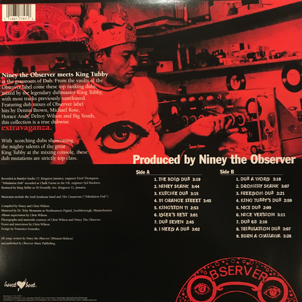King Tubby - Niney The Observer Presents King Tubby In Dub: Bring The Dub Come (LP, Comp)