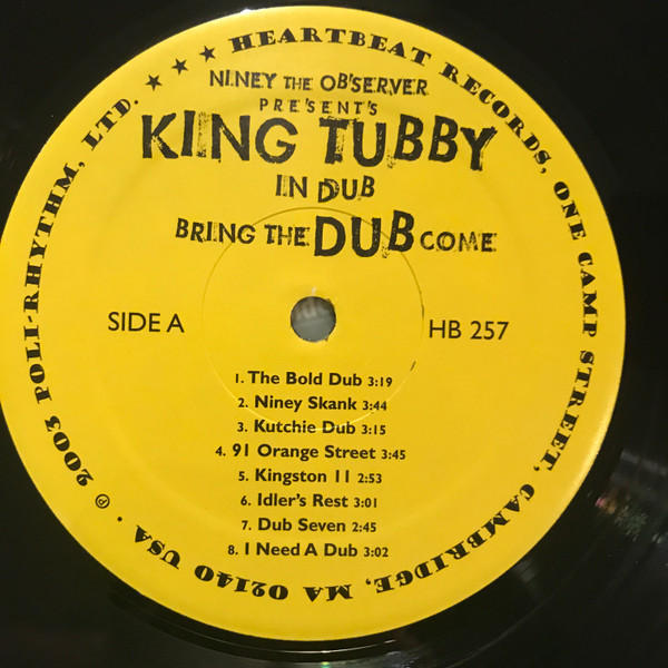 King Tubby - Niney The Observer Presents King Tubby In Dub: Bring The Dub Come (LP, Comp)