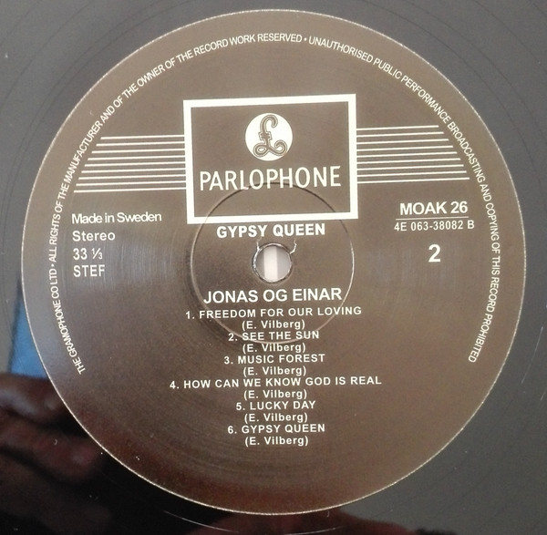 Jónas Einar* - Gypsy Queen (LP, Album, Mono, RE)