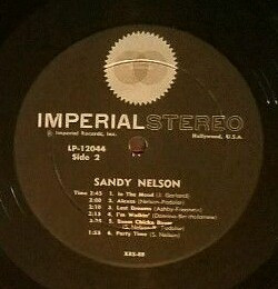 Sandy Nelson - Sandy Nelson Plays Teen Beat (LP, Album)
