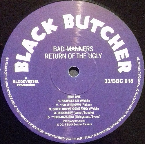 Bad Manners - Return Of The Ugly (LP, Album, RE)