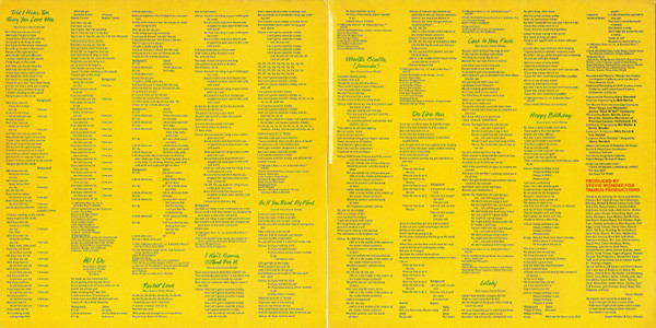 Stevie Wonder - Hotter Than July (LP, Album, Gat)