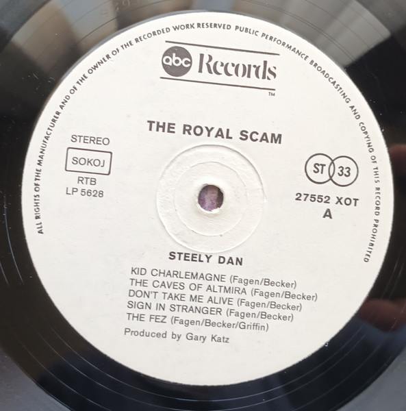 Steely Dan - The Royal Scam (LP, Album)