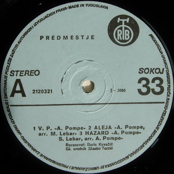 Predmestje - Hazard (LP, Album, Bri)