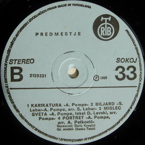 Predmestje - Hazard (LP, Album, Bri)