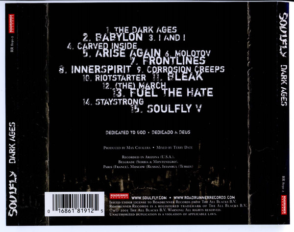 Soulfly - Dark Ages (CD, Album)