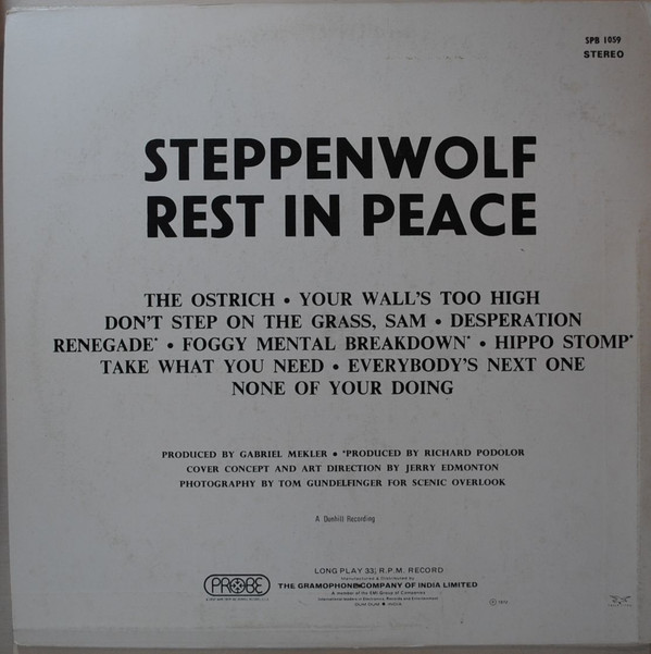 Steppenwolf - Rest In Peace (LP, Comp)