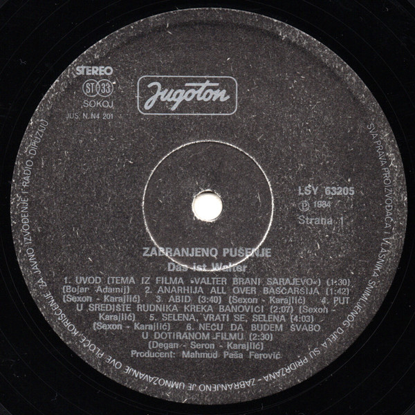 Zabranjeno PuÅ¡enje - Das Ist Walter (LP, Album, M/Print, 1st)
