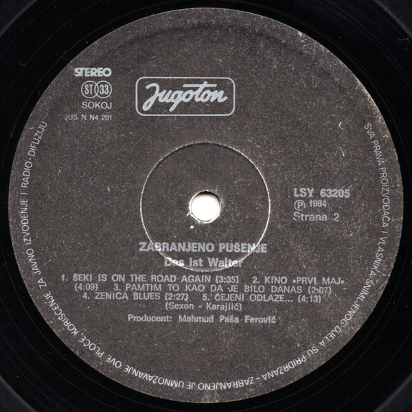 Zabranjeno PuÅ¡enje - Das Ist Walter (LP, Album, M/Print, 1st)