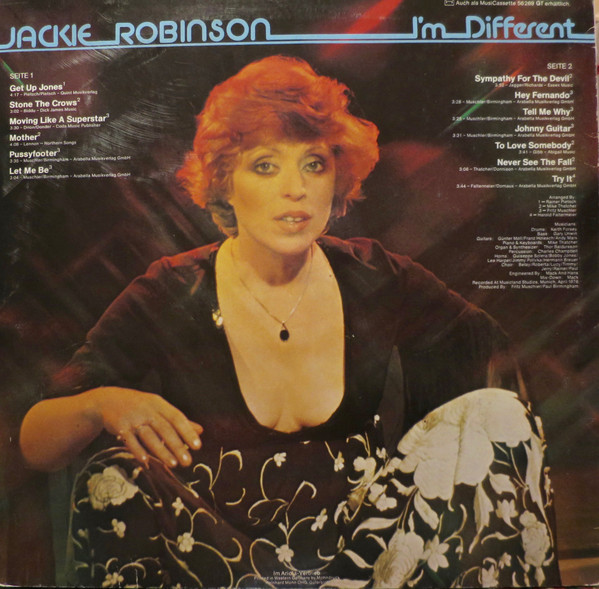 Jackie Robinson - I'm Different (LP, Album)