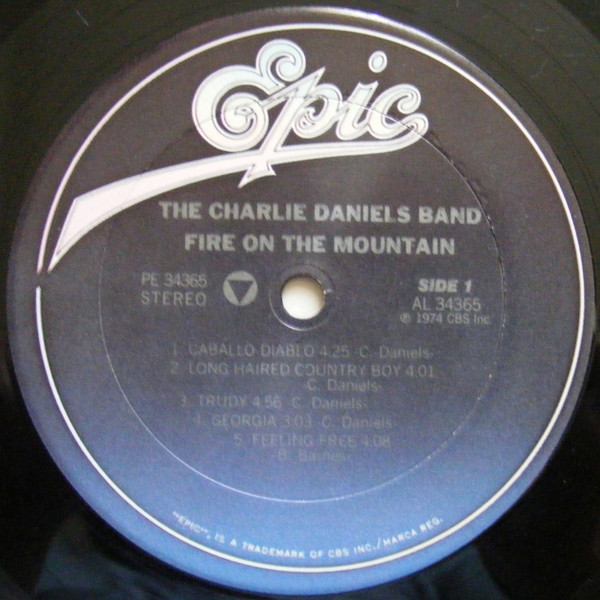 The Charlie Daniels Band - Fire On The Mountain (LP, Album, RE, Gat)