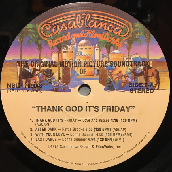 Various - Thank God It's Friday (The Original Motion Picture Soundtrack) (2xLP, Album + 12