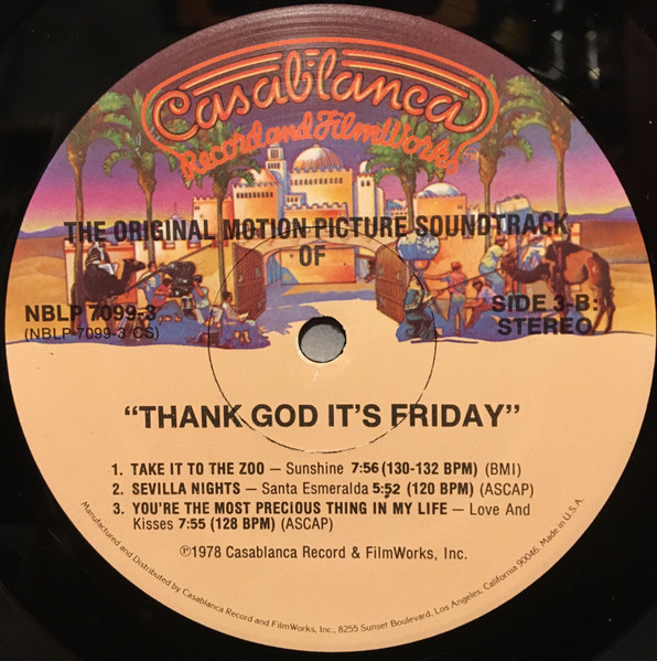 Various - Thank God It's Friday (The Original Motion Picture Soundtrack) (2xLP, Album + 12