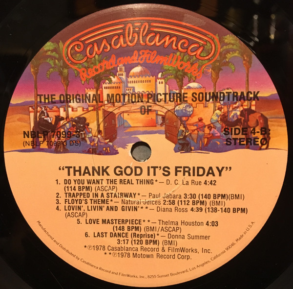 Various - Thank God It's Friday (The Original Motion Picture Soundtrack) (2xLP, Album + 12