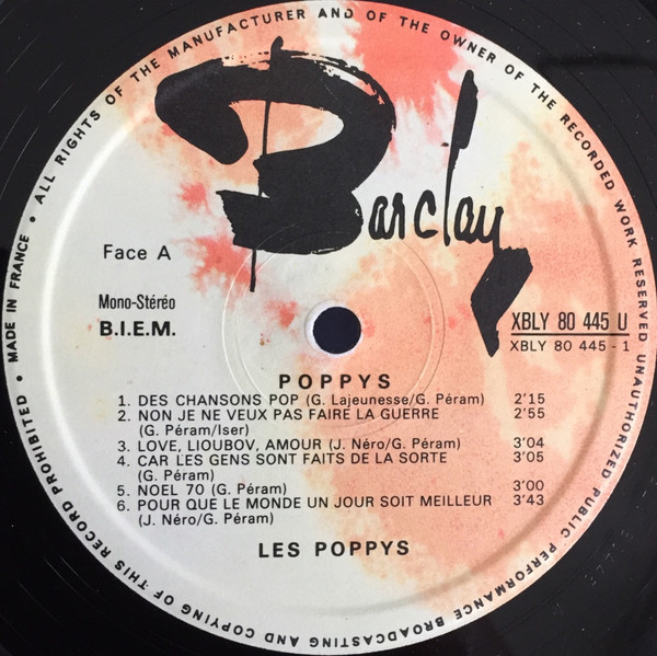 Poppys - Poppys (LP, Album)