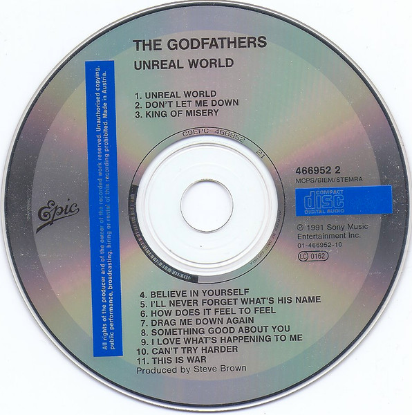 The Godfathers - Unreal World (CD, Album)