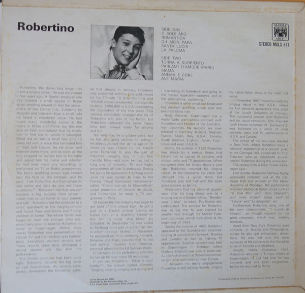 Robertino* - Robertino (LP)