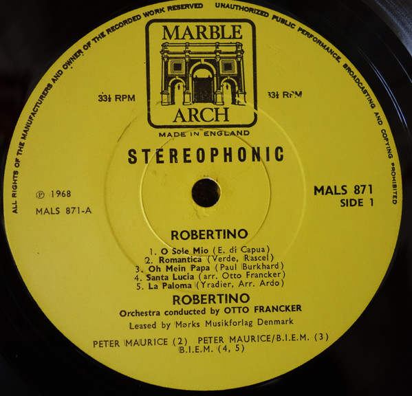 Robertino* - Robertino (LP)