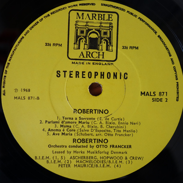 Robertino* - Robertino (LP)