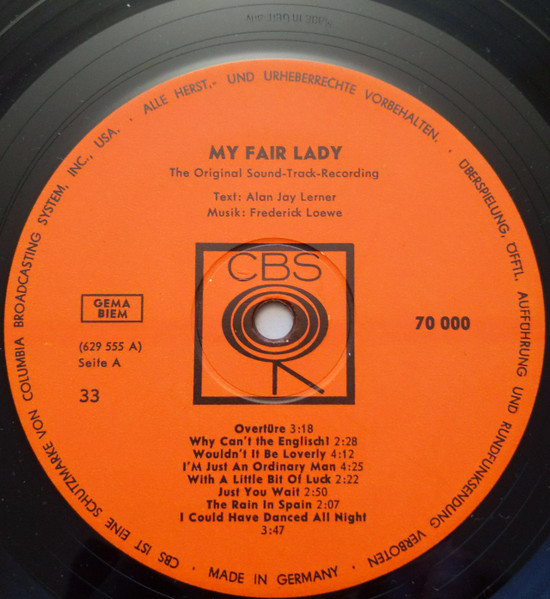 Audrey Hepburn, Rex Harrison, Stanley Holloway - Alan Jay Lerner & Frederick Loewe* - My Fair Lady (The Original Sound-Track-Recording) (Englische Version) (LP, Album, Mono)