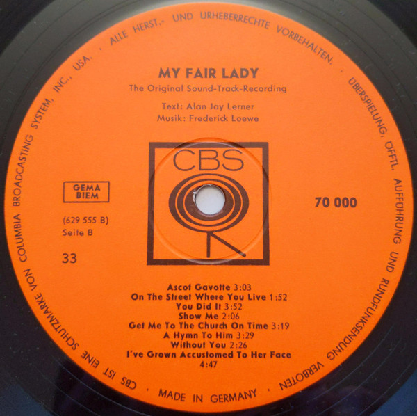 Audrey Hepburn, Rex Harrison, Stanley Holloway - Alan Jay Lerner & Frederick Loewe* - My Fair Lady (The Original Sound-Track-Recording) (Englische Version) (LP, Album, Mono)