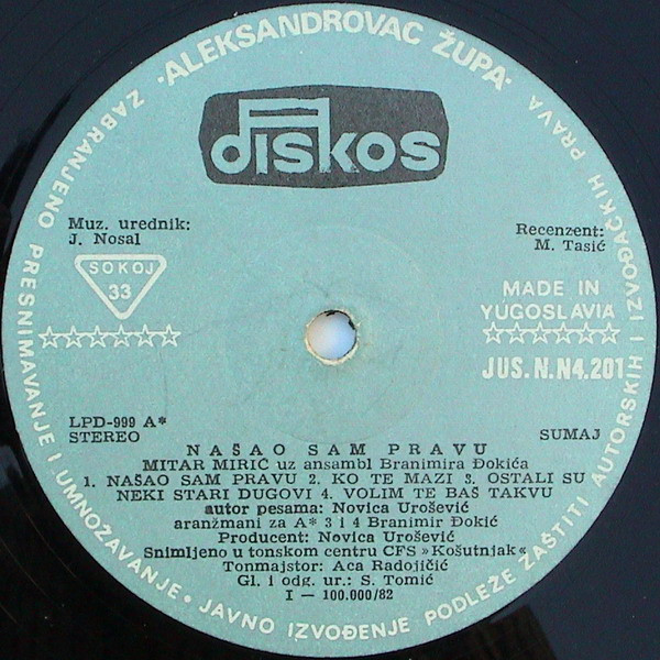 Mitar Mirić - U Svanuće Ne Idem Do Kuće (LP, Album)