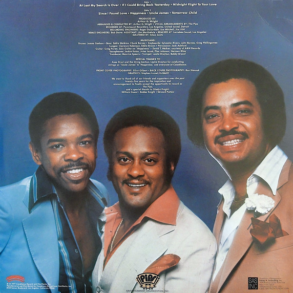 The Pips - At Last... The Pips (LP, Album)