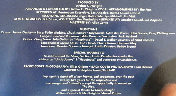 The Pips - At Last... The Pips (LP, Album)