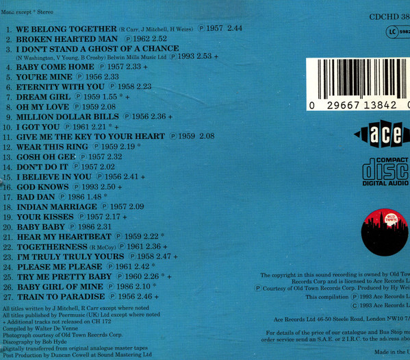 Robert & Johnny - We Belong Together (CD, Comp)