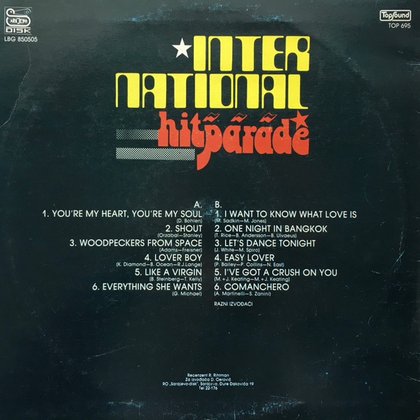 Unknown Artist - International Hitparade (LP)