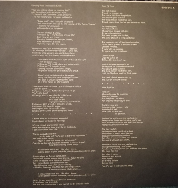 Genesis - Selling England By The Pound (LP, Album, Gat)