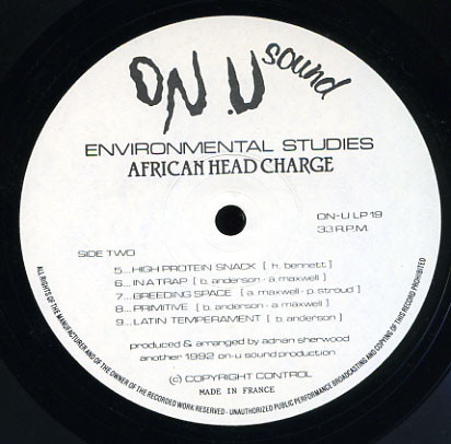 African Head Charge - Environmental Studies (LP, Album)